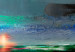 Canvas Art Print Artistic Magic of Colors (1-part) - Green Glow of Sea Waves 94994 additionalThumb 4