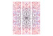 Room Divider Ethnic Perfection - colorful mandala on a white background in Zen motif 95694 additionalThumb 3