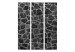 Room Divider Screen Black Stones - architectural texture of black stone mosaic 95994 additionalThumb 3