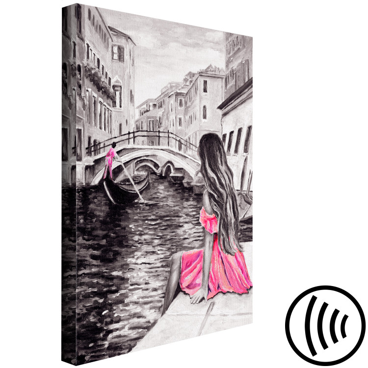 Canvas Print Woman in Venice (1 Part) Vertical 108205 additionalImage 6