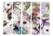 Room Divider Nature in Watercolor II - colorful birds against a watercolor-style flower background 108405 additionalThumb 3