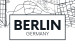Poster Berlin Map - black and white map of the capital of Germany on a solid background 114405 additionalThumb 9