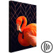 Canvas Print Expressive Bird (1-part) - Flamingo Against Geometric Figures 115305 additionalThumb 6