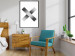 Poster Crosses on White - black and white geometric abstract composition 116605 additionalThumb 5