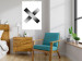 Poster Crosses on White - black and white geometric abstract composition 116605 additionalThumb 23