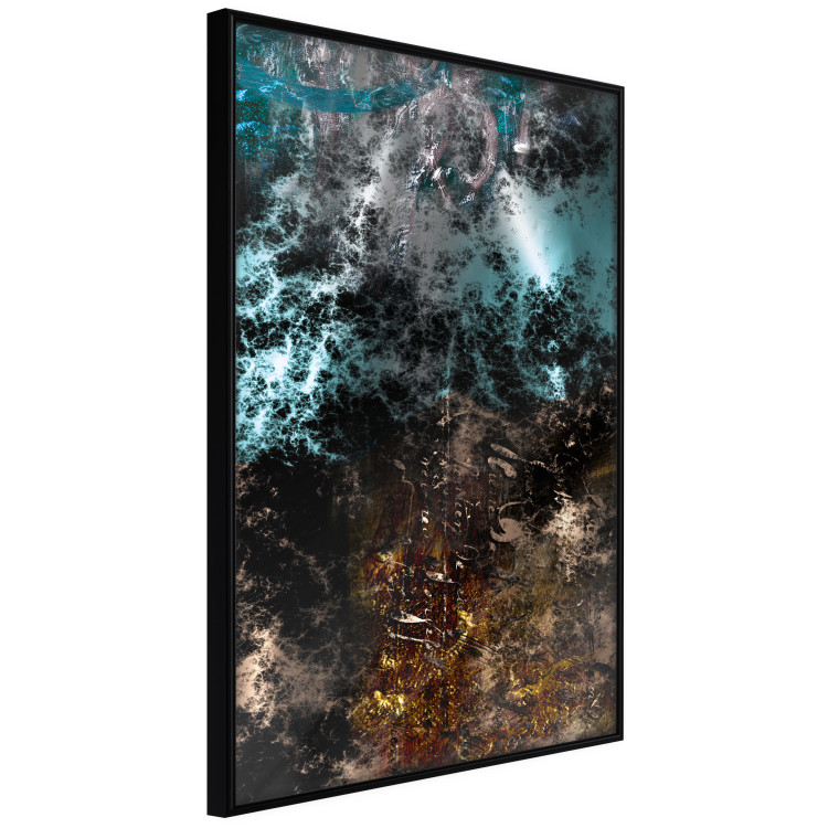 Poster Andromeda - abstract composition with space in dark colors 117605 additionalImage 10