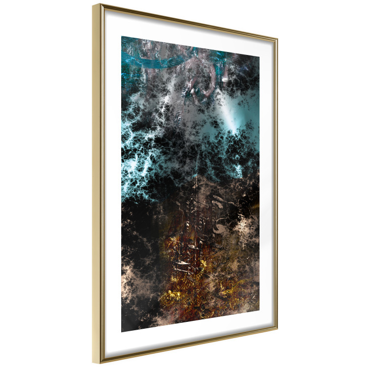Poster Andromeda - abstract composition with space in dark colors 117605 additionalImage 6