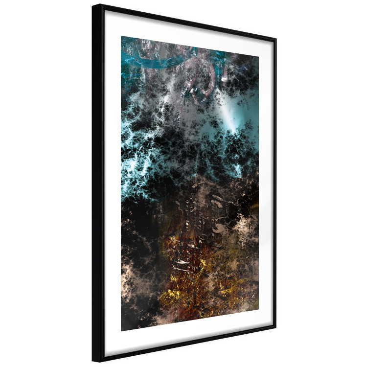 Poster Andromeda - abstract composition with space in dark colors 117605 additionalImage 11