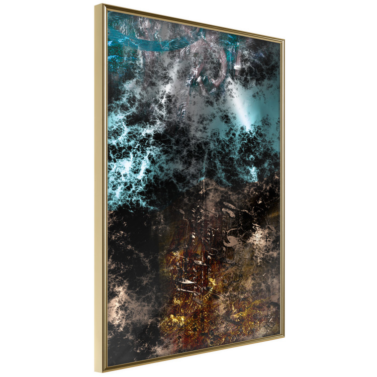 Poster Andromeda - abstract composition with space in dark colors 117605 additionalImage 12