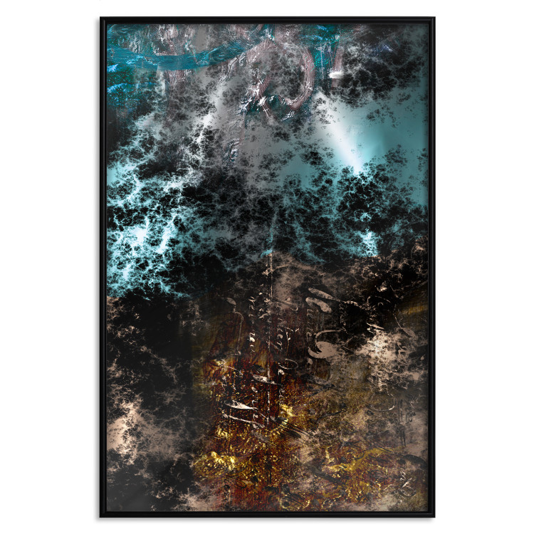 Poster Andromeda - abstract composition with space in dark colors 117605 additionalImage 18