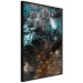 Poster Andromeda - abstract composition with space in dark colors 117605 additionalThumb 10