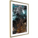 Poster Andromeda - abstract composition with space in dark colors 117605 additionalThumb 6