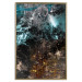 Poster Andromeda - abstract composition with space in dark colors 117605 additionalThumb 16