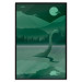 Wall Poster Loch Ness - green fantasy with a dinosaur in the water and mountains in the background 118005 additionalThumb 24