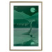 Wall Poster Loch Ness - green fantasy with a dinosaur in the water and mountains in the background 118005 additionalThumb 14