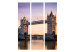 Room Divider Sunset Bridge - architecture of a bridge in London against a river backdrop 123305 additionalThumb 3