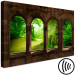 Canvas Print Jungle view windows - a photograph of architecture and tropical forest 124005 additionalThumb 6