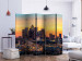 Room Separator Californian Evening II (5-piece) - sunset over the city 124205 additionalThumb 2