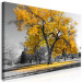 Large canvas print Autumn in the Park (Gold) II [Large Format] 125605 additionalThumb 2