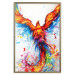 Wall Poster Phoenix - abstract multicolored bird on a white contrasting background 127205 additionalThumb 20