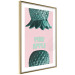 Poster Pine Apple - English inscriptions and turquoise pineapples on pastel background 127905 additionalThumb 7