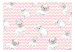 Photo Wallpaper Cute dogs - a geometric pattern for kids with funny dogs 129005 additionalThumb 1