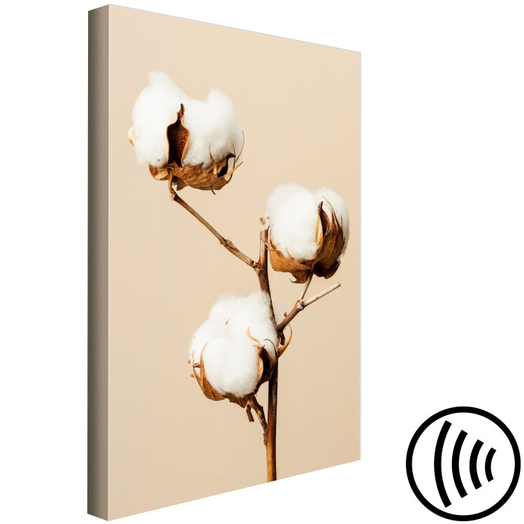 Canvas Print Soft Saturation (1-piece) Vertical - white flower in boho style 130505 additionalImage 6
