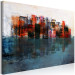 Canvas Print Forest of Skyscrapers (1-piece) Wide - abstraction of colorful skyscrapers 131705 additionalThumb 2
