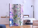 Room Separator Purple Sweetness (3-piece) - composition with flowers and crystals 133505 additionalThumb 2