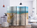 Room Divider Screen Seaside Holiday II - summer landscape of sand on the beach against the sea 134005 additionalThumb 2