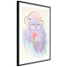 Wall Poster Raspberry Ice Cream - abstract line art of a person in pastel colors 135005 additionalThumb 6