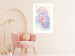 Wall Poster Raspberry Ice Cream - abstract line art of a person in pastel colors 135005 additionalThumb 3