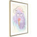 Wall Poster Raspberry Ice Cream - abstract line art of a person in pastel colors 135005 additionalThumb 7