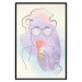 Wall Poster Raspberry Ice Cream - abstract line art of a person in pastel colors 135005 additionalThumb 16