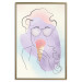 Wall Poster Raspberry Ice Cream - abstract line art of a person in pastel colors 135005 additionalThumb 17