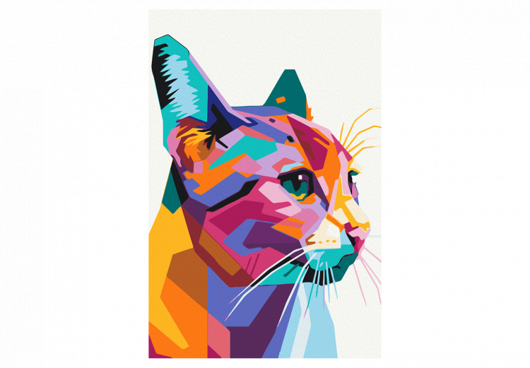 Paint by Number Kit Geometric Cat 135205 additionalImage 4