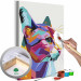 Paint by Number Kit Geometric Cat 135205