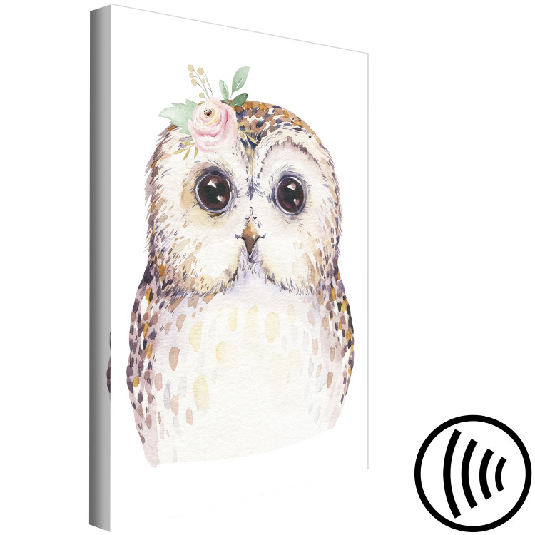 Canvas Print Positive Owl - Colorful illustration inspired by fairy tales 135705 additionalImage 6
