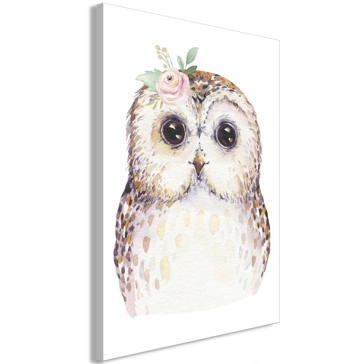 Canvas Print Positive Owl - Colorful illustration inspired by fairy tales 135705 additionalImage 2