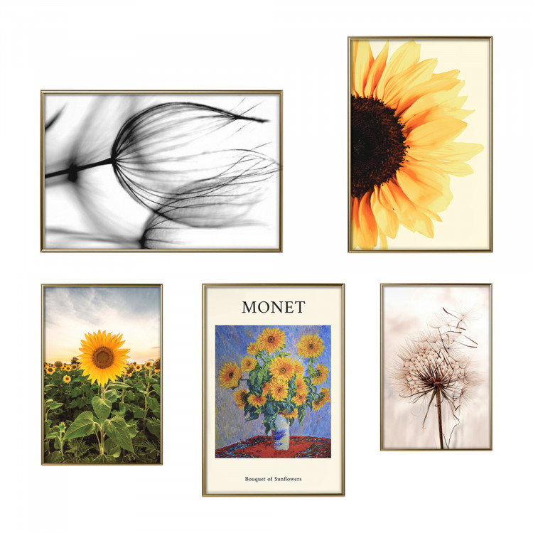 Poster gallery Wonderful Sunflowers 135805 additionalImage 1