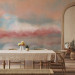 Wall Mural Abstract landscape - watercolour style composition in pink tones 137305 additionalThumb 6