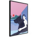 Poster Woman and Dog - Minimalist Vector Illustration 149705 additionalThumb 5