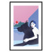 Poster Woman and Dog - Minimalist Vector Illustration 149705 additionalThumb 18