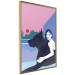 Poster Woman and Dog - Minimalist Vector Illustration 149705 additionalThumb 6