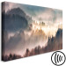 Canvas Art Print Forest in the Fog - Mountainous Landscape With Trees at Sunrise 149805 additionalThumb 6