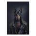 Canvas Print AI Doberman Dog - Rock Style Animal Fantasy Portrait - Vertical 150105 additionalThumb 7