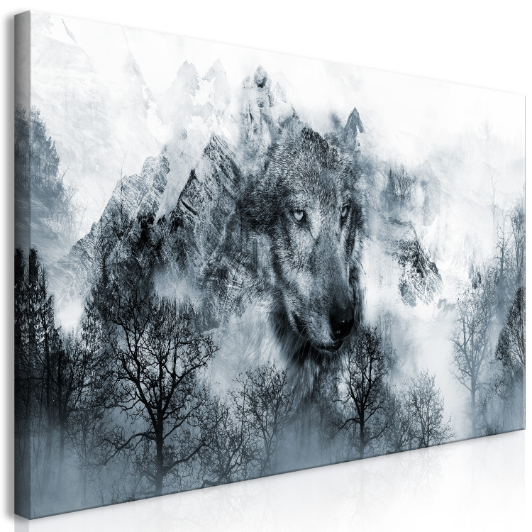 Large canvas print Mountain Landscape with a Wolf II [Large Format] 150805 additionalImage 2