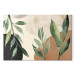 Print On Glass Harmony of Nature - Composition With Leaves on an Abstract Background [Glass] 151505 additionalThumb 2