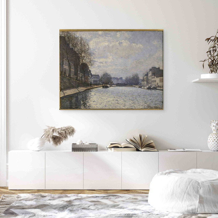 Art Reproduction View of the Saint-Martin canal in Paris 155705 additionalImage 5