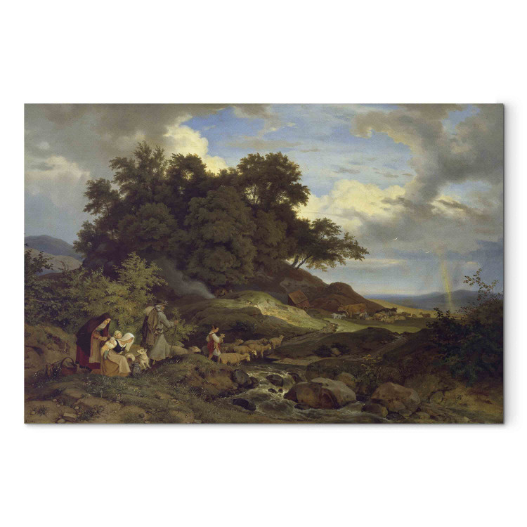 Art Reproduction Landscape with Shepherds in Bohemia  159705